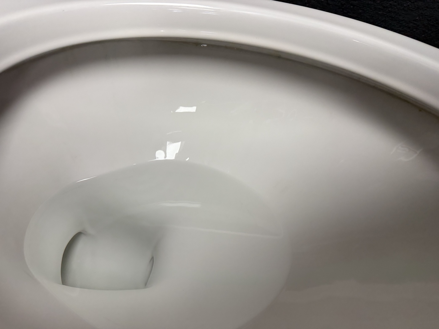 Toilet after detailed cleaning